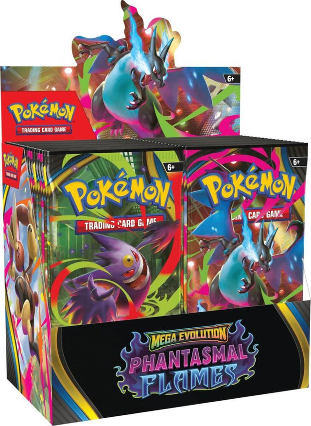 Pokemon: Mega Evolution Phantasmal Flames Booster Box (ME02)