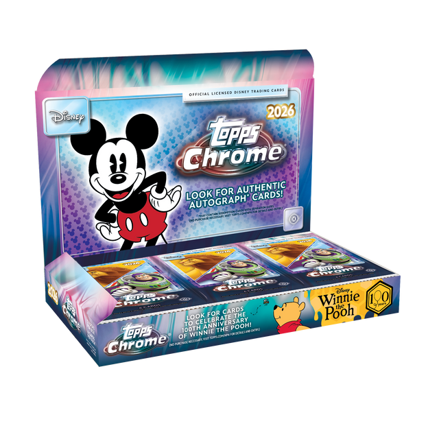 2026 Topps Chrome Disney Hobby 8 Box Case