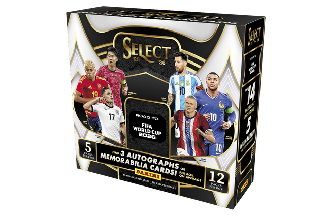 2025/26 Panini Select Road To FIFA World Cup 2026 Soccer Hobby 12 Box Case