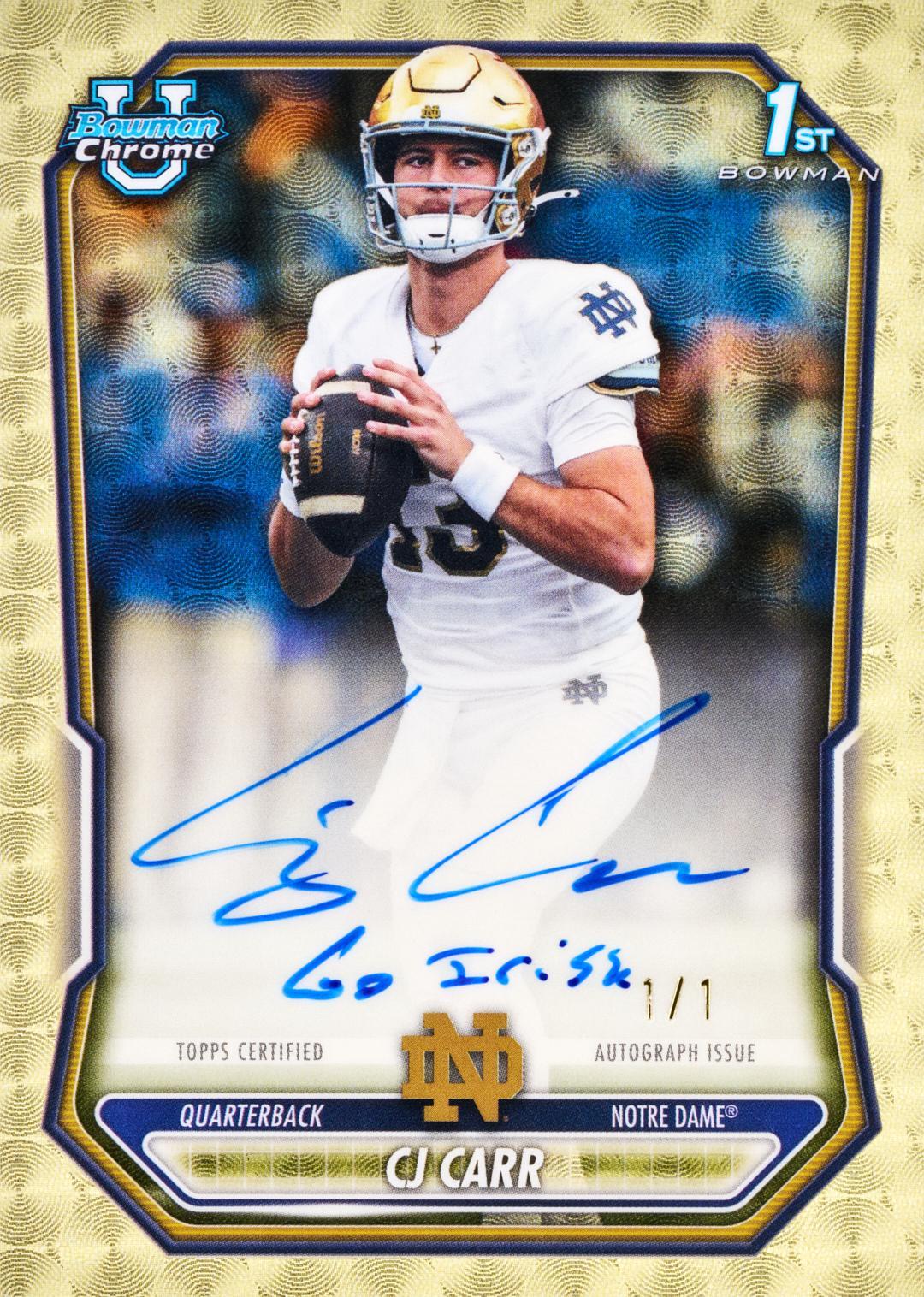 2026 Bowman Football Delight 6 Box Case