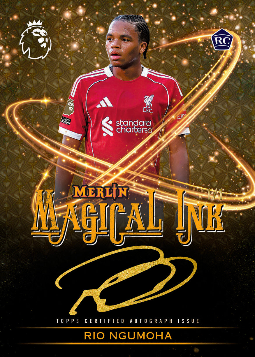 2026 Topps Merlin Premier League Soccer Hobby 12 Box Case