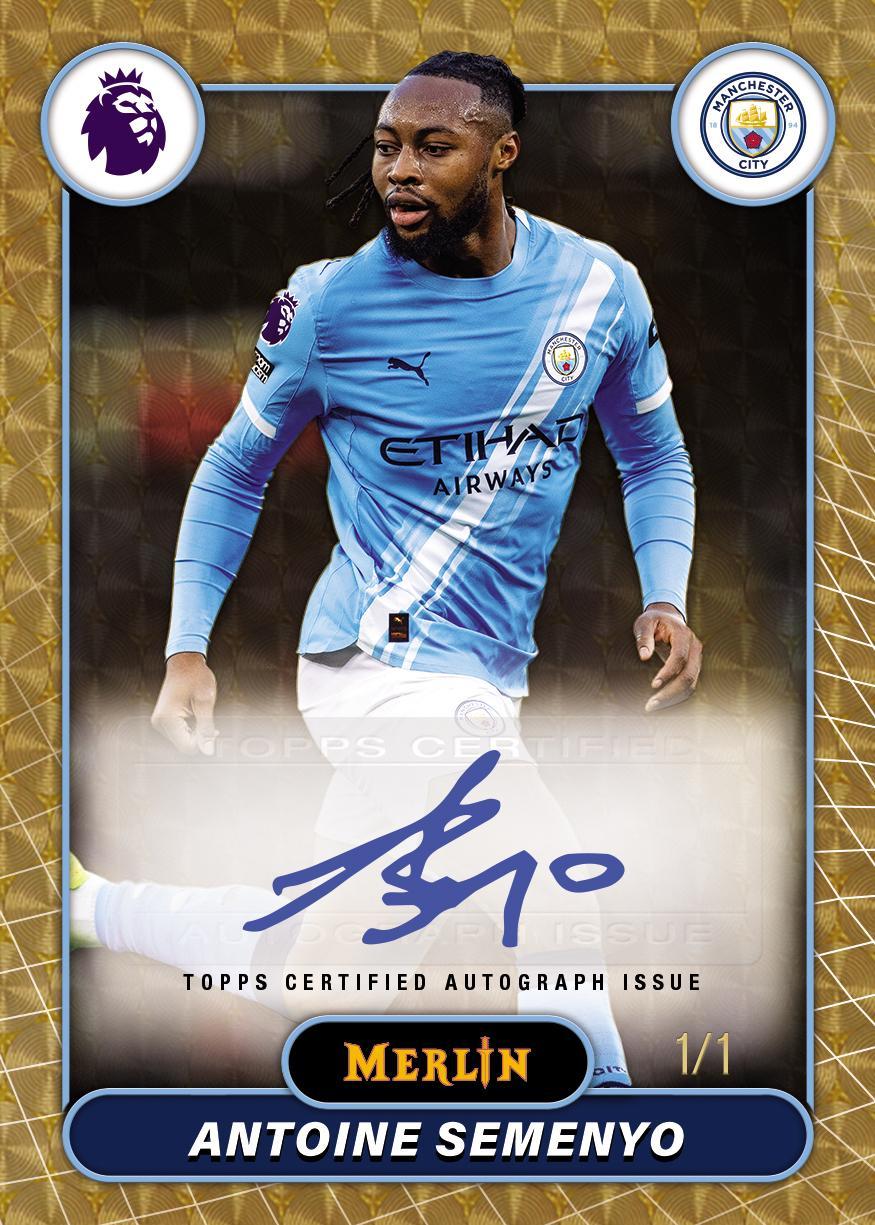 2026 Topps Merlin Premier League Soccer Hobby 12 Box Case
