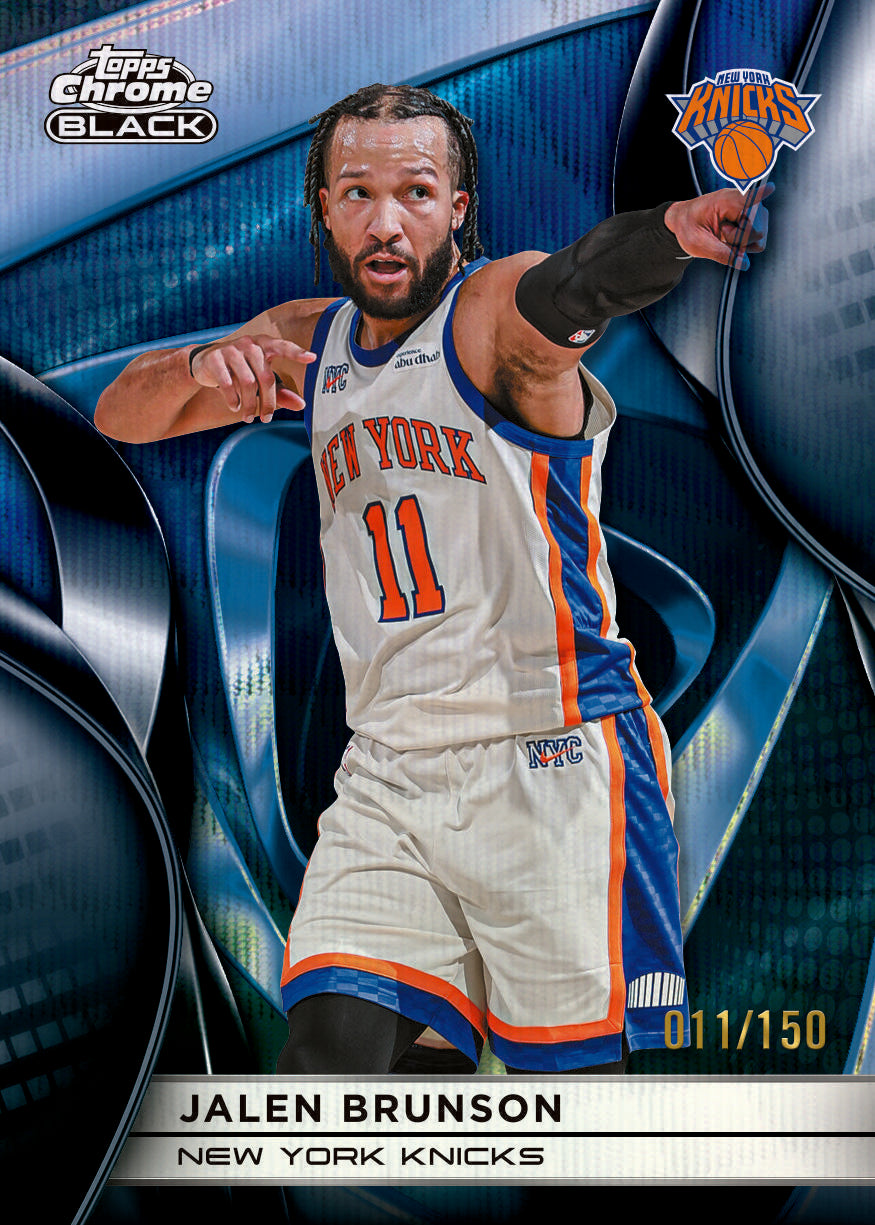 2025/26 Topps Chrome Black Basketball Hobby 8 Box Case