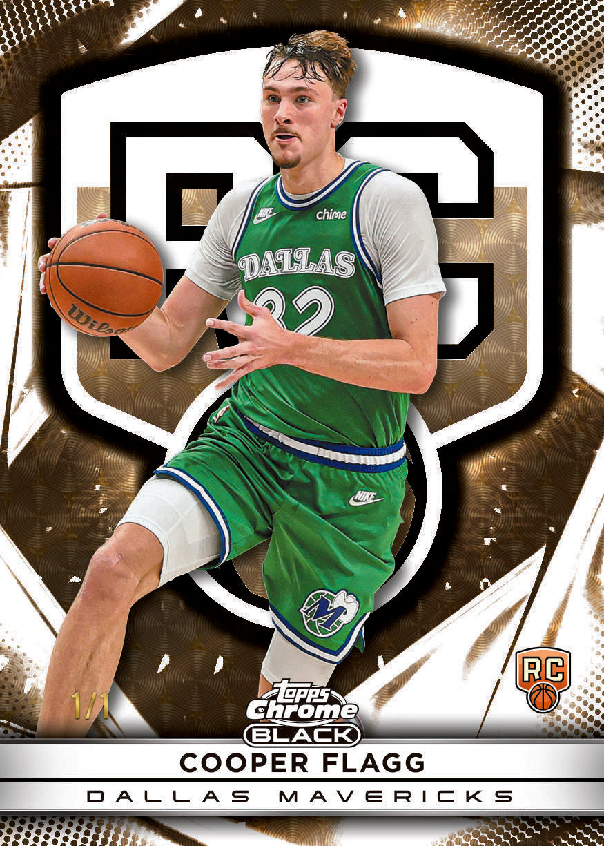 2025/26 Topps Chrome Black Basketball Hobby 8 Box Case