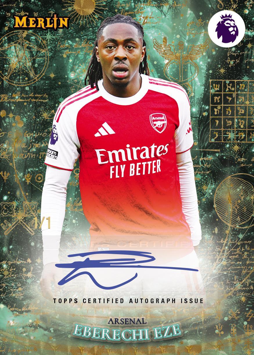 2026 Topps Merlin Premier League Soccer Hobby 12 Box Case